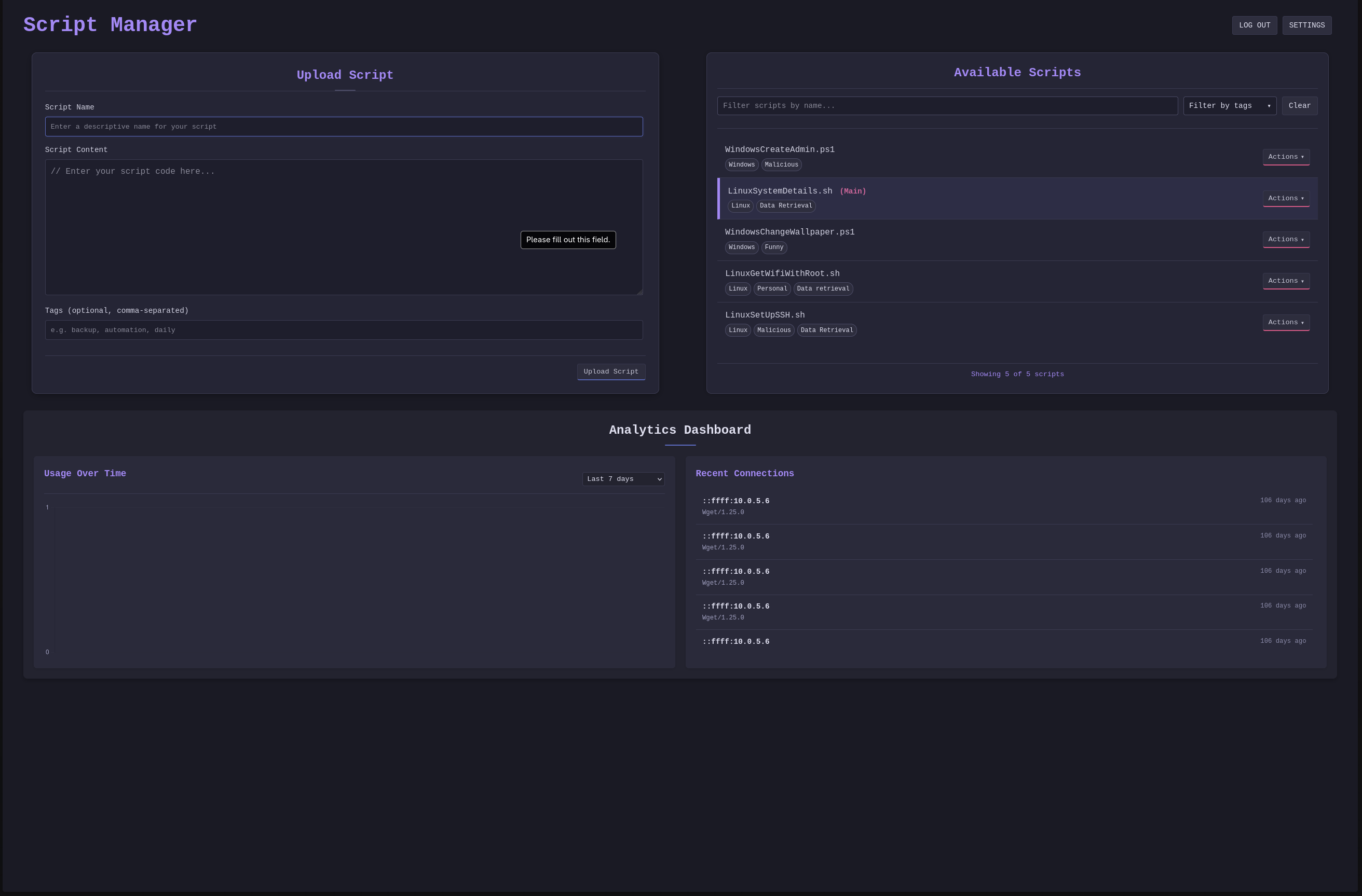 Project 2 Screenshot